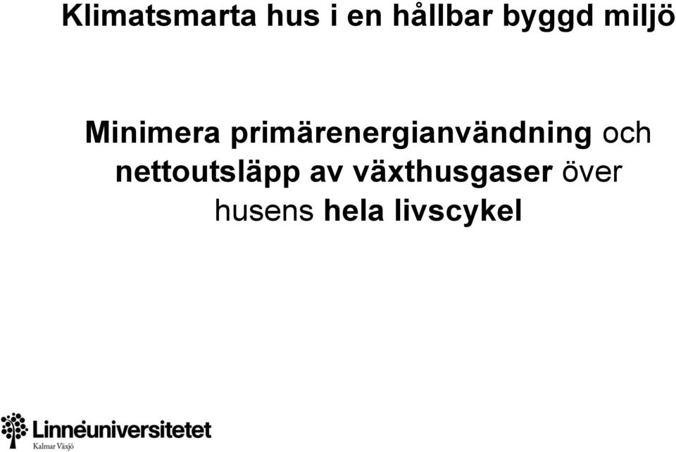 primärenergianvändning och