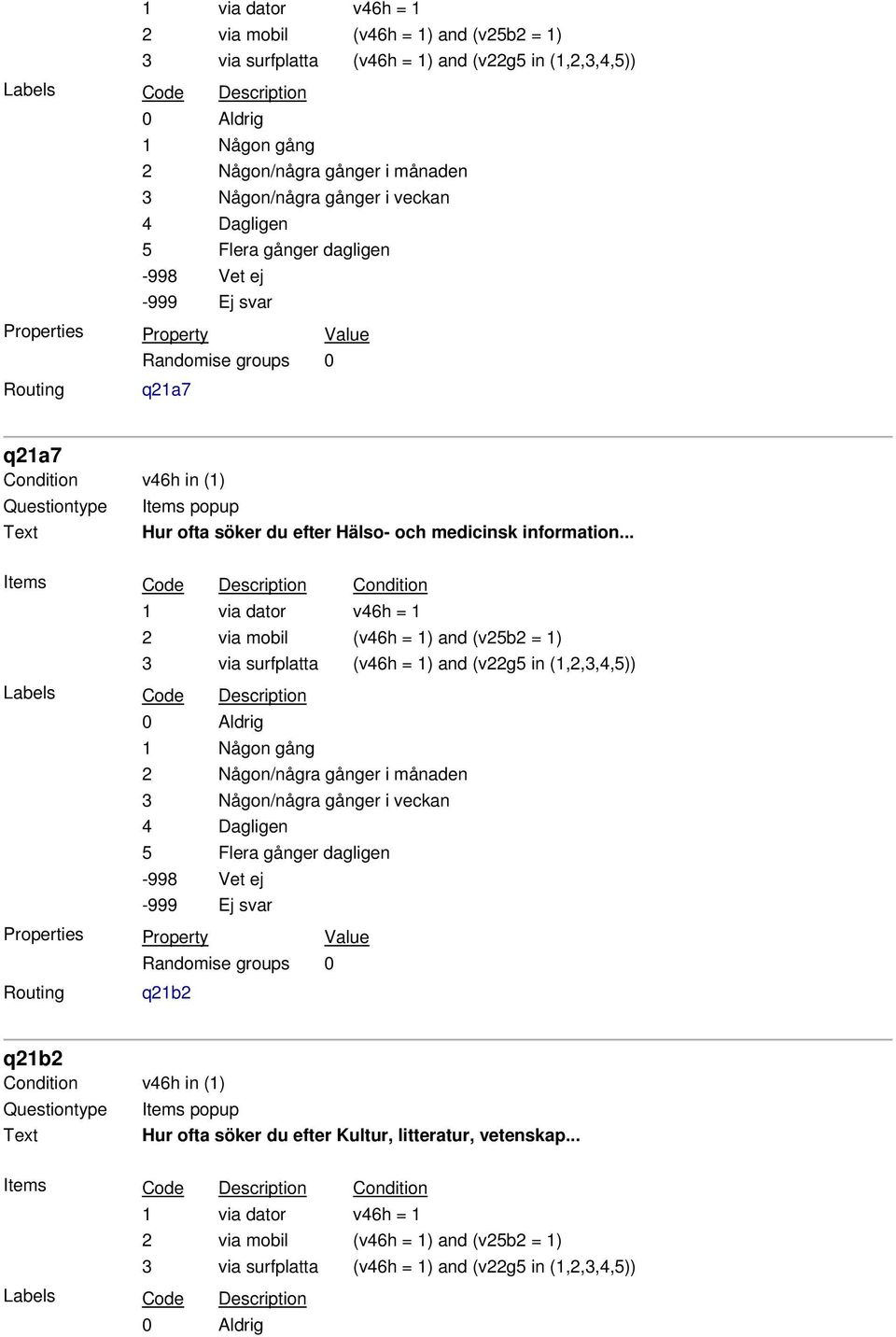 .. Condition 1 via dator v46h = 1 q21b2 q21b2 Hur ofta