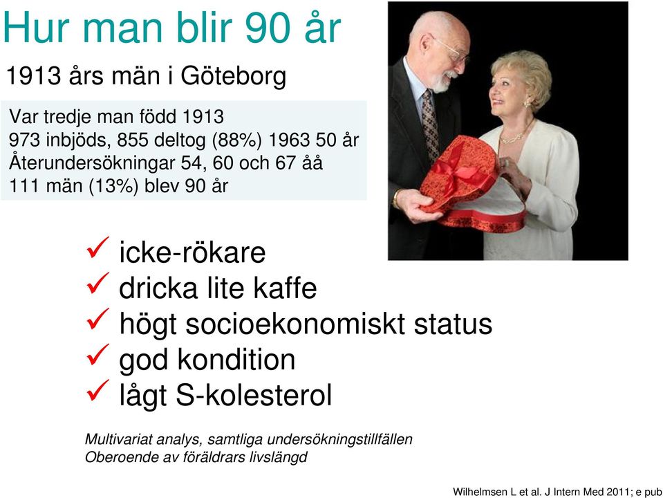 kaffe högt socioekonomiskt status god kondition lågt S-kolesterol Multivariat analys, samtliga