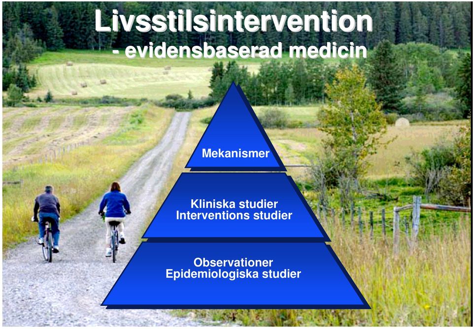 Kliniska studier Interventions