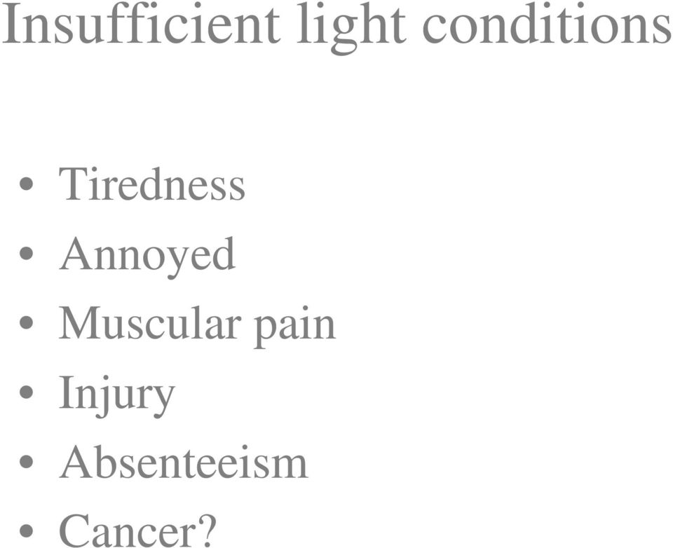 Annoyed Muscular pain