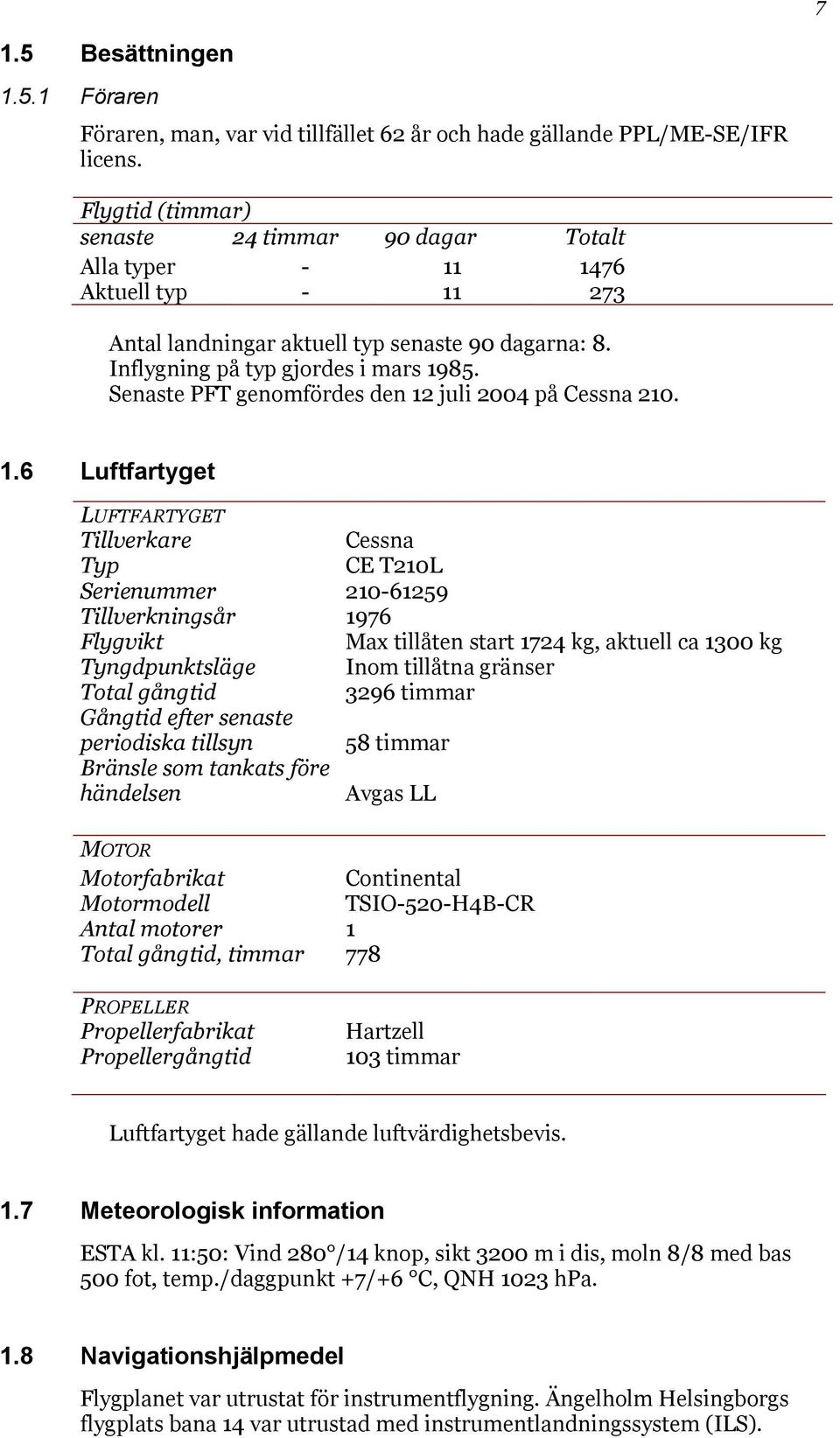 Senaste PFT genomfördes den 12
