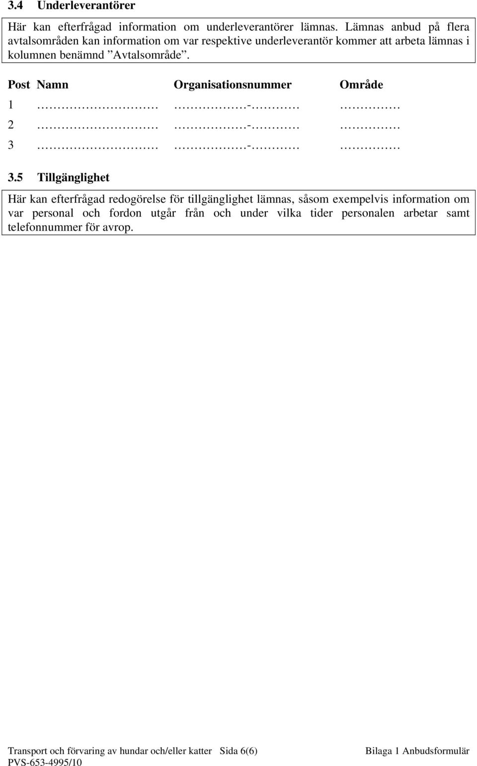 Post Namn Organisationsnummer Område 1-2 - 3-3.