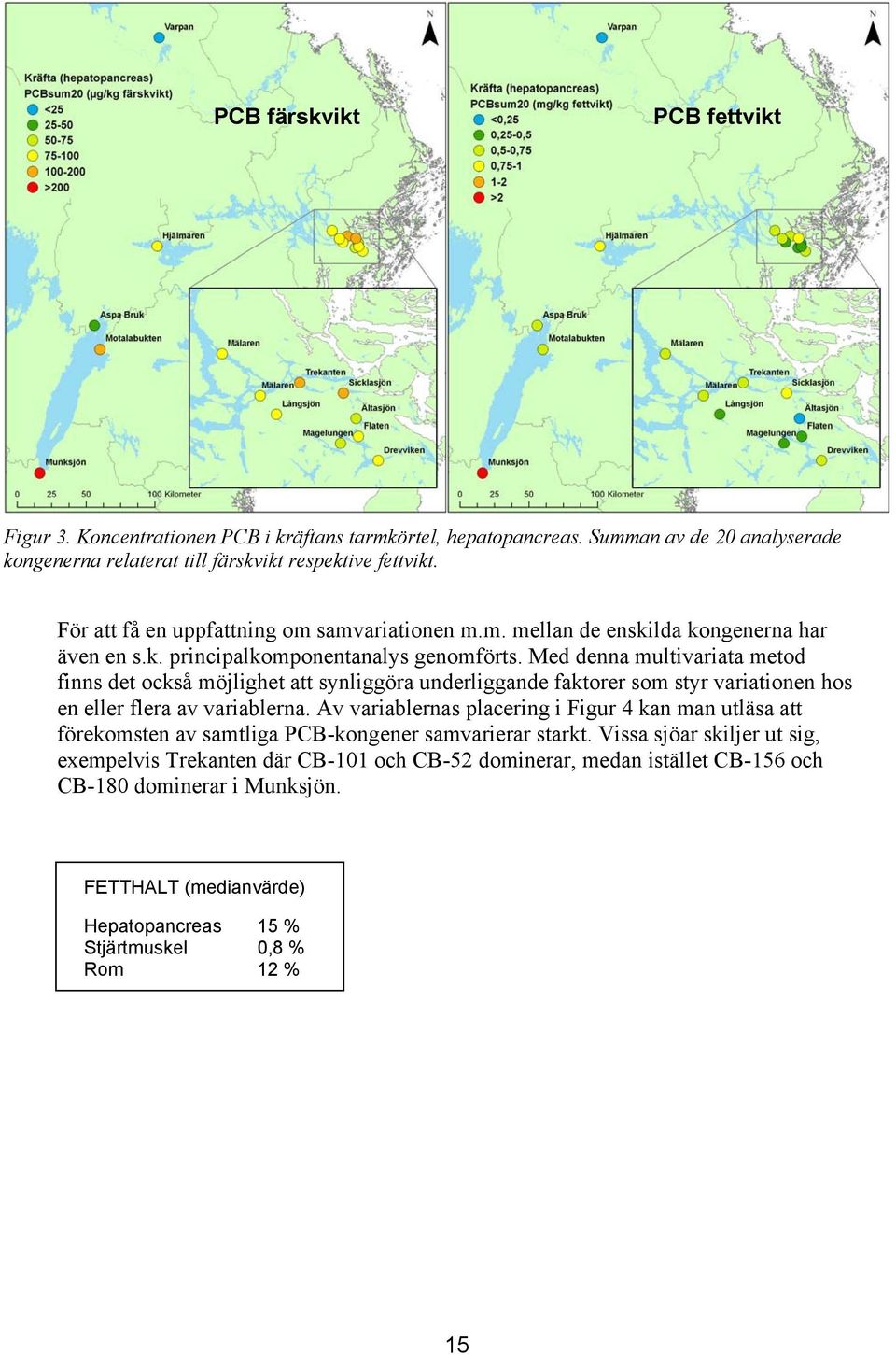 Med denna multivariata metod finns det också möjlighet att synliggöra underliggande faktorer som styr variationen hos en eller flera av variablerna.