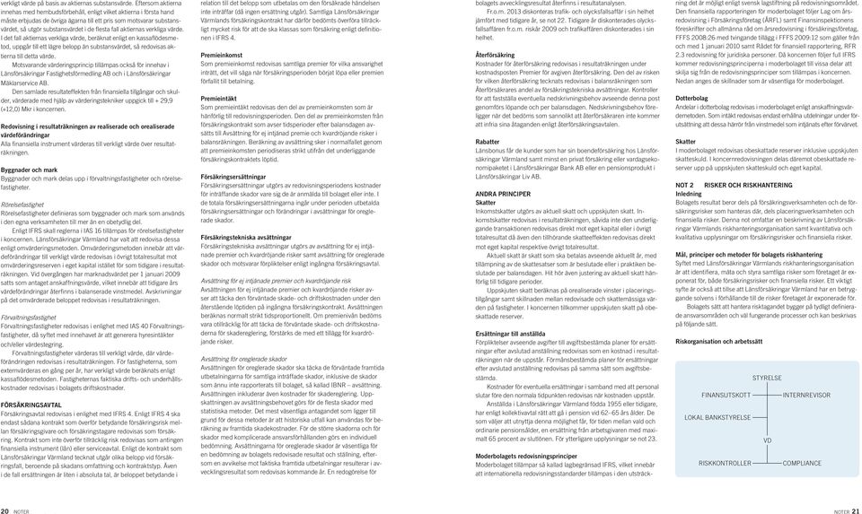 fall aktiernas verkliga värde. I det fall aktiernas verkliga värde, beräknat enligt en kassaflödesmetod, uppgår till ett lägre belopp än substansvärdet, så redovisas aktierna till detta värde.