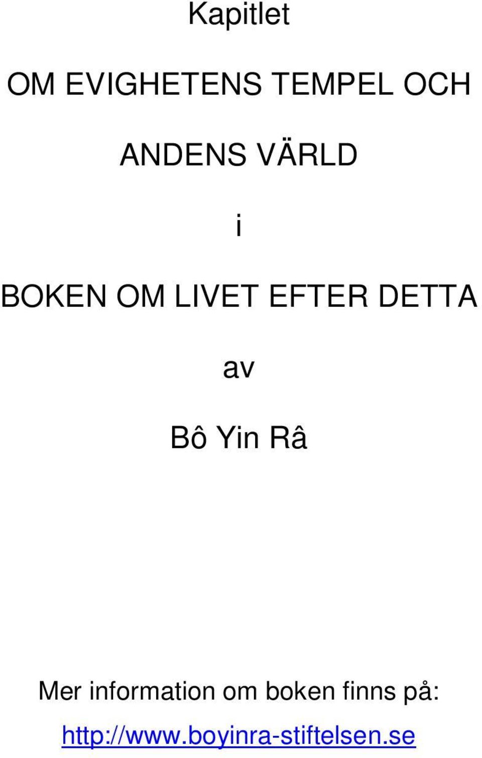 DETTA av Bô Yin Râ Mer information om