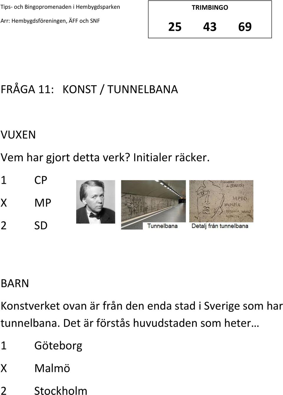 1 CP MP 2 SD Konstverket ovan är från den enda stad i