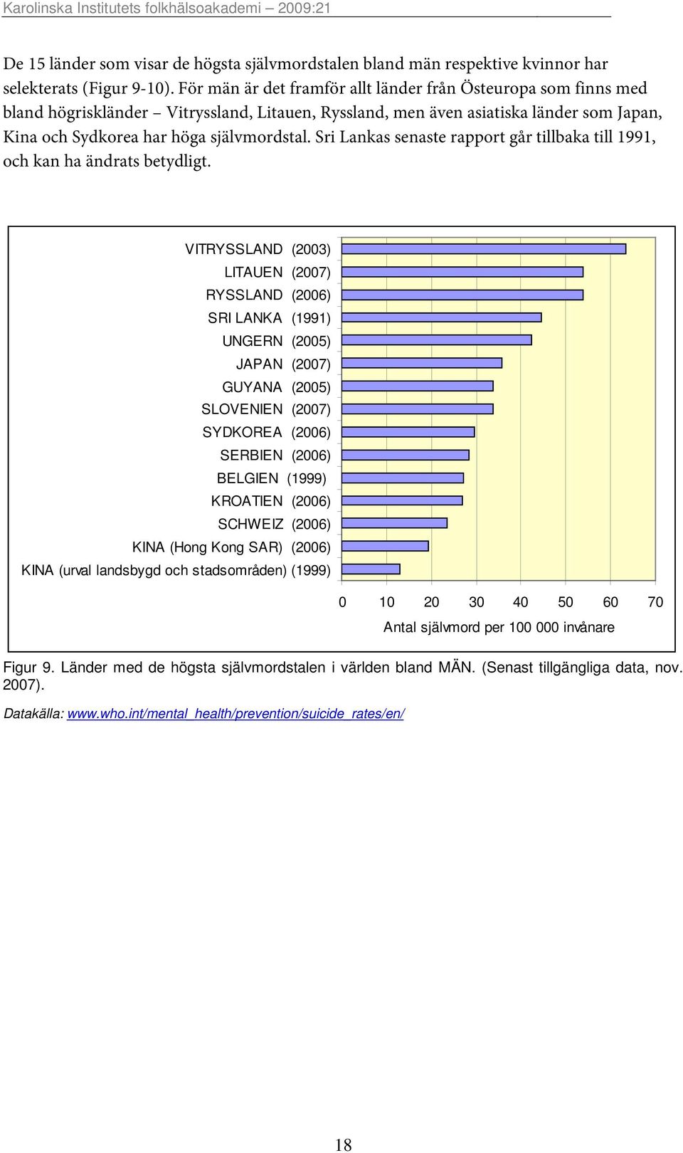 Sri Lankas senaste rapport går tillbaka till 1991, och kan ha ändrats betydligt.