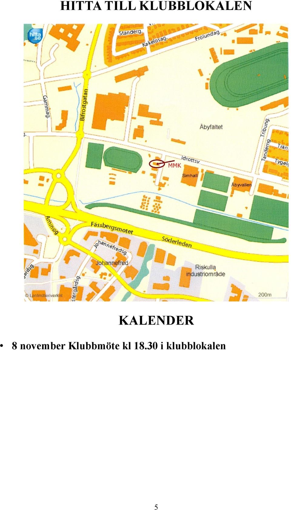 KALENDER 8 november