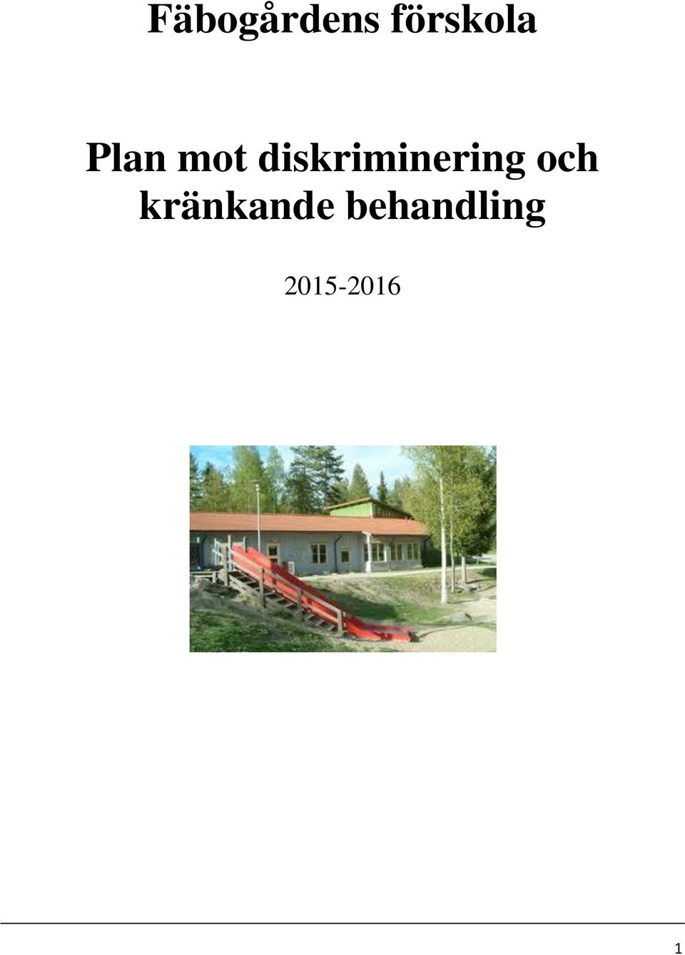diskriminering och