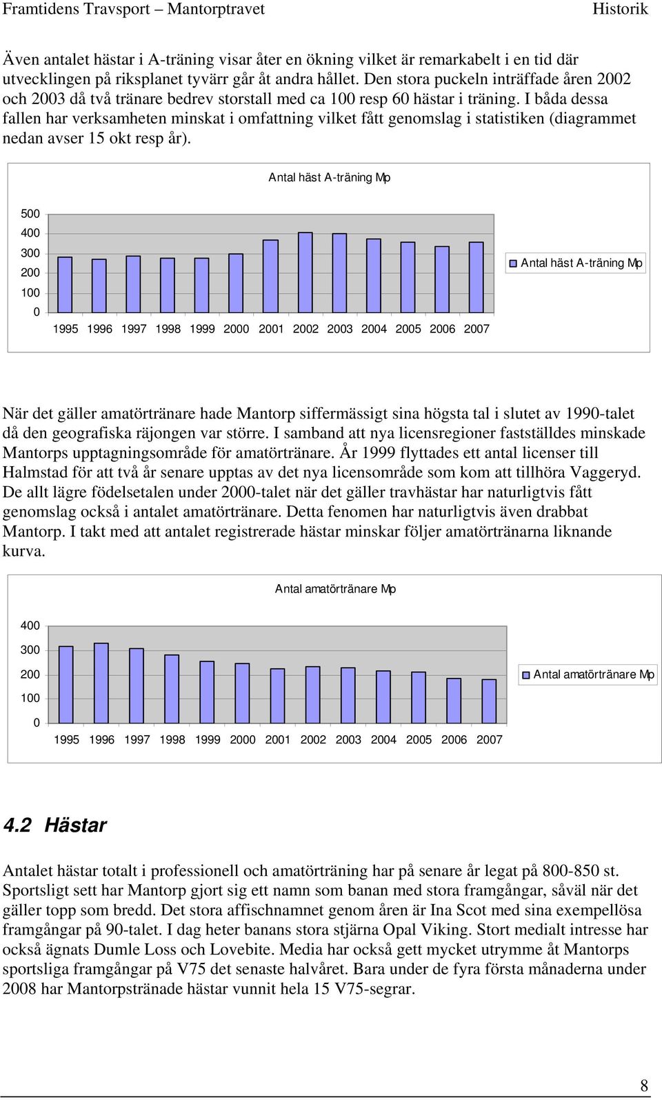 I båda dessa fallen har verksamheten minskat i omfattning vilket fått genomslag i statistiken (diagrammet nedan avser 15 okt resp år).
