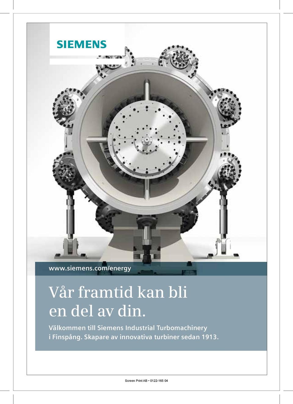 Finspång. Skapare av innovativa turbiner sedan 1913.