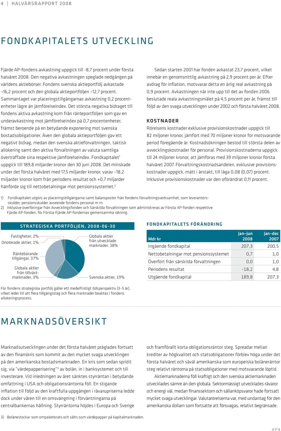 Det största negativa bidraget till fondens aktiva avkastning kom från ränteportföljen som gav en underavkastning mot jämförelseindex på 0,7 procentenheter, främst beroende på en betydande exponering