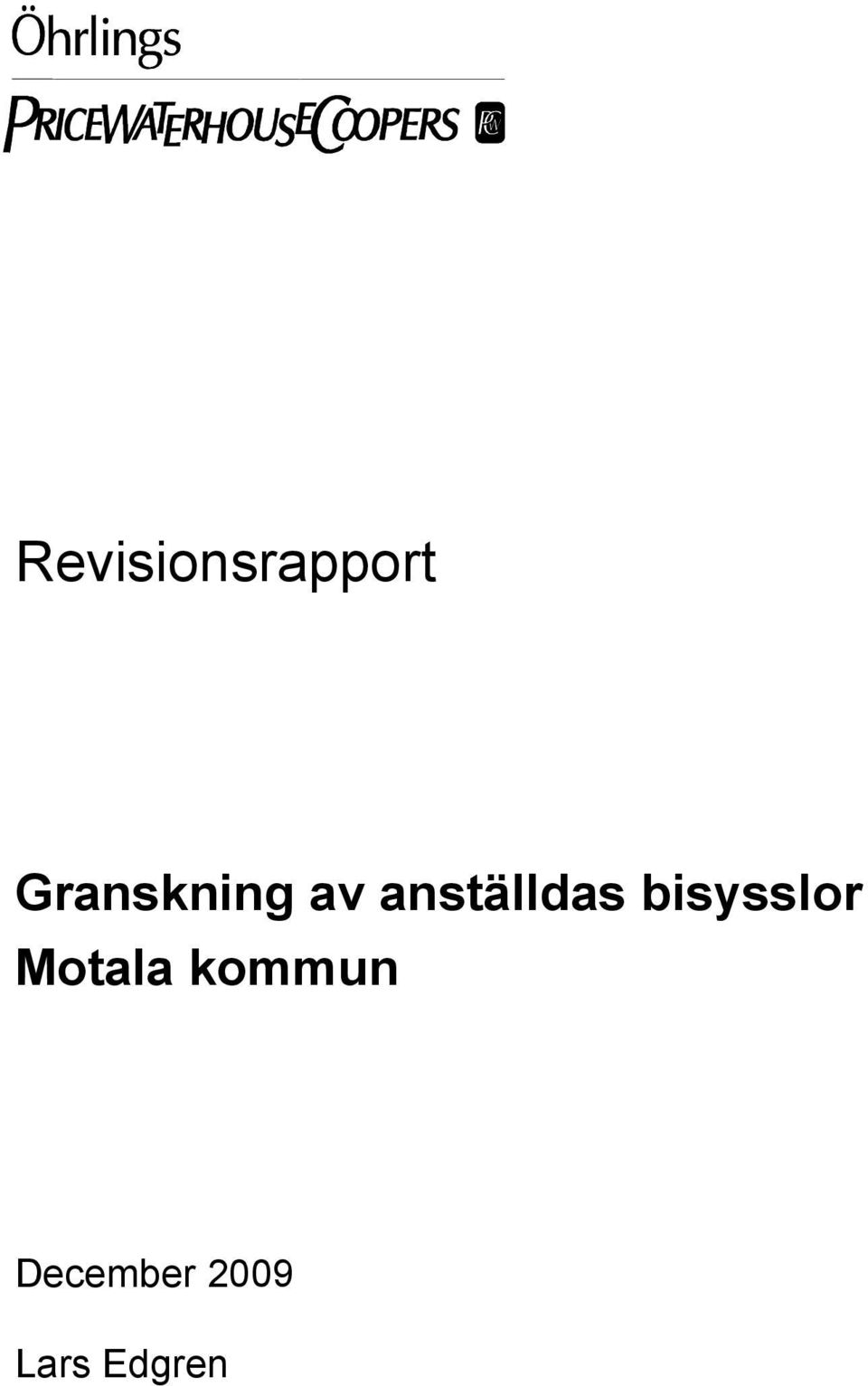 anställdas bisysslor