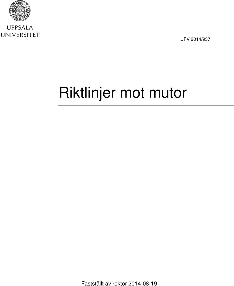 mutor Fastställt