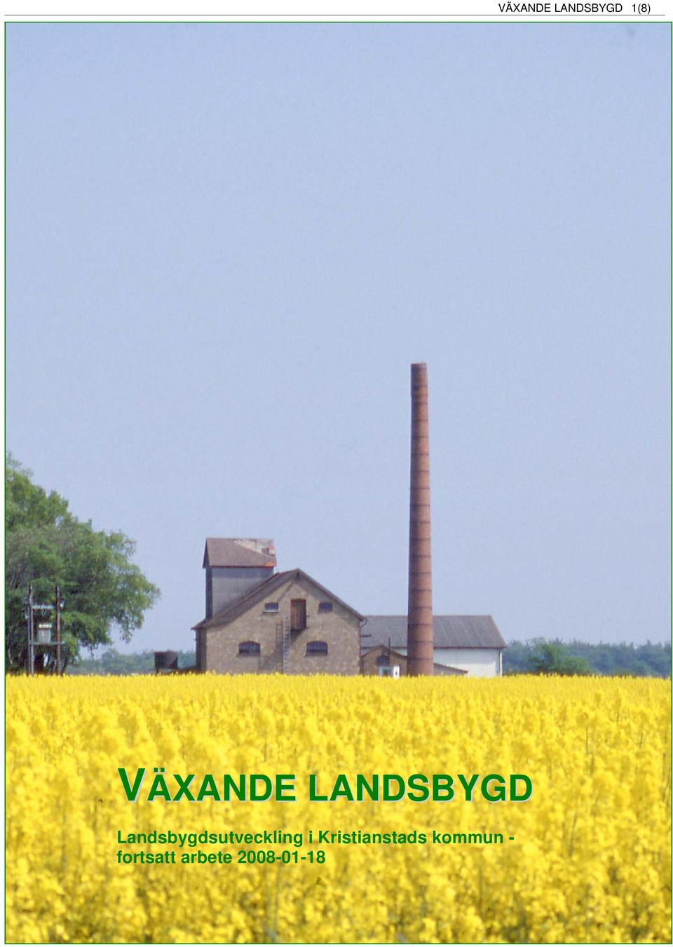 Landsbygdsutveckling i