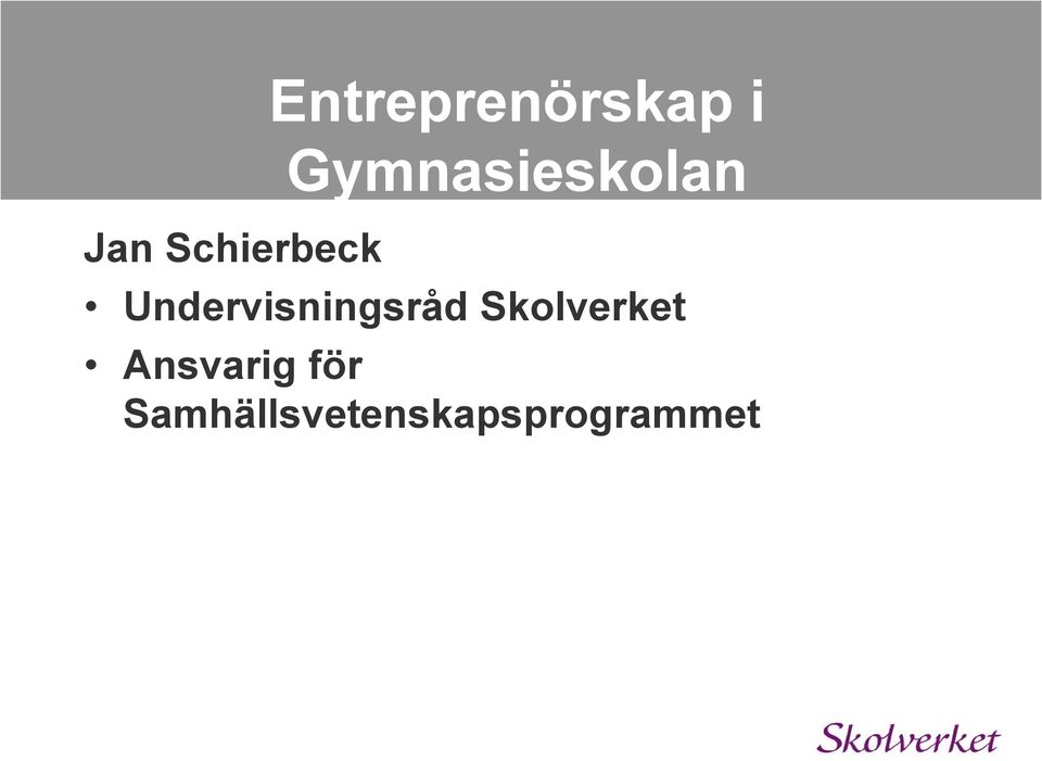 Gymnasieskolan