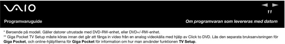videokälla med hjälp av Click to DVD.