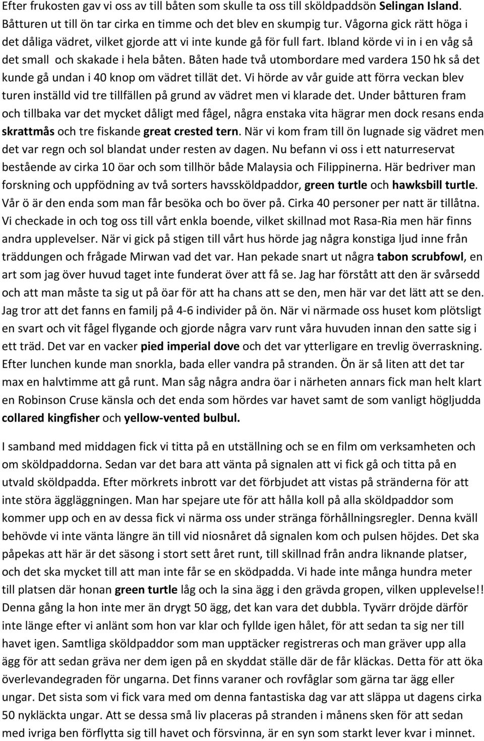 Båten hade två utombordare med vardera 150 hk så det kunde gå undan i 40 knop om vädret tillät det.