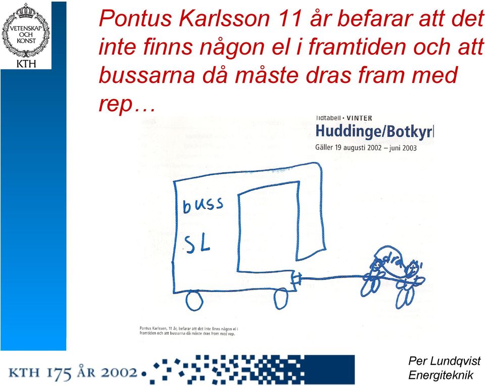 någon el i framtiden och att