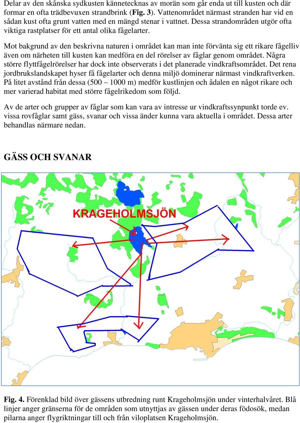 Mot bakgrund av den beskrivna naturen i området kan man inte förvänta sig ett rikare fågelliv även om närheten till kusten kan medföra en del rörelser av fåglar genom området.