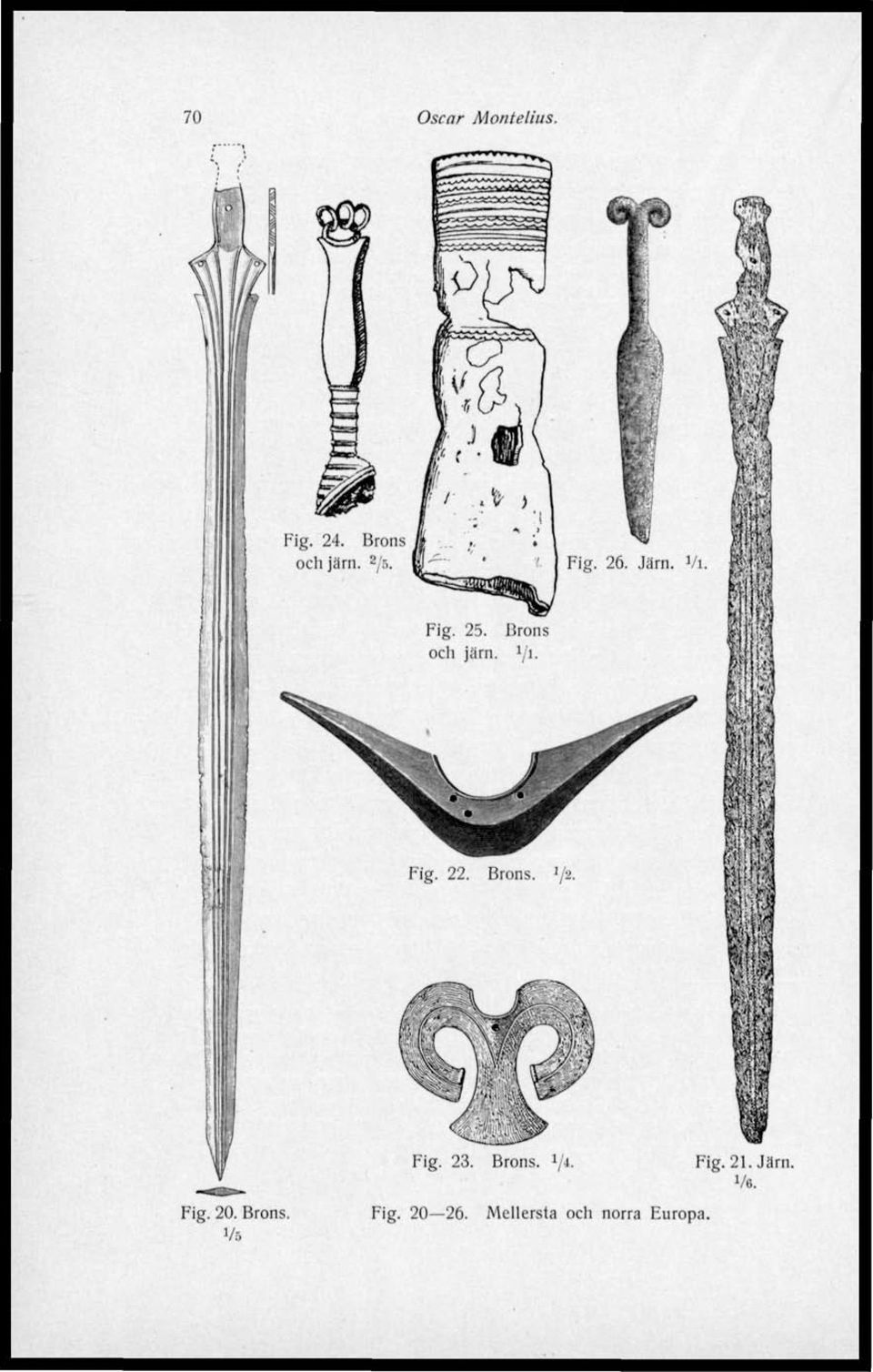 Brons. ] / 2 - Fig. 20. Brons. Vä Fig. 23. Brons.»/» Fig.