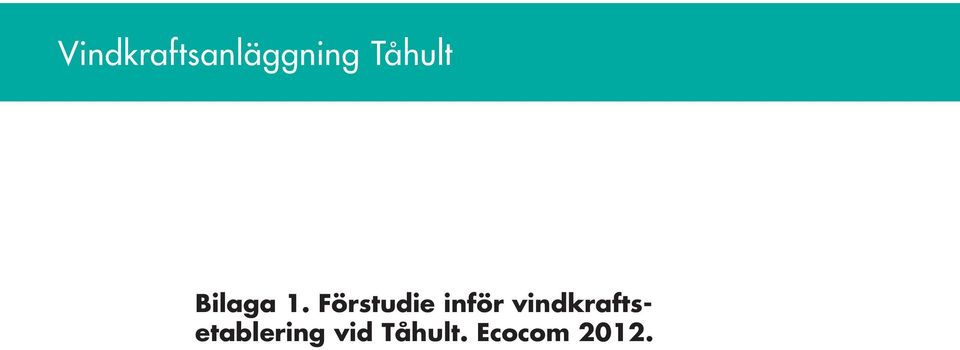 Förstudie inför
