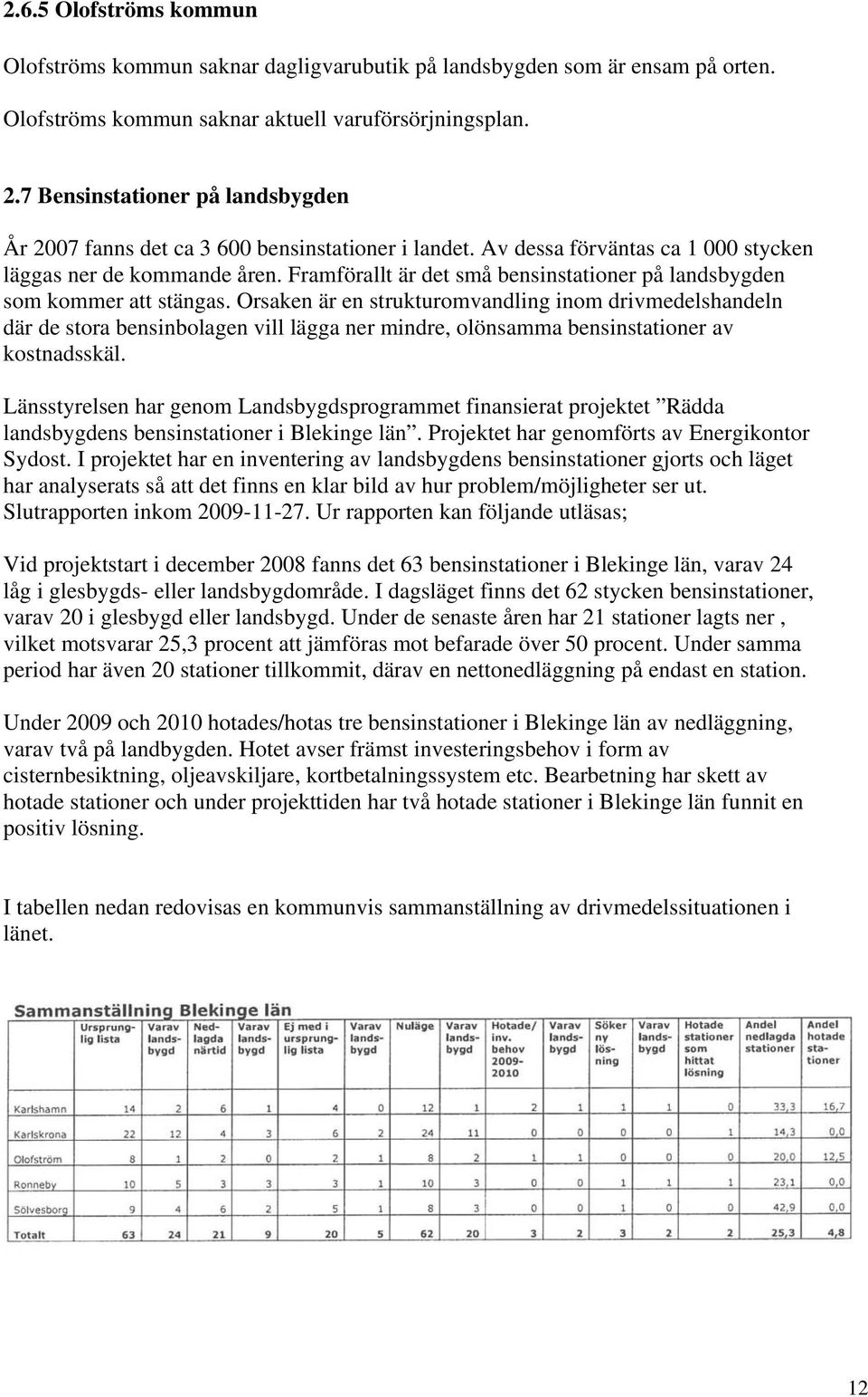 Framförallt är det små bensinstationer på landsbygden som kommer att stängas.