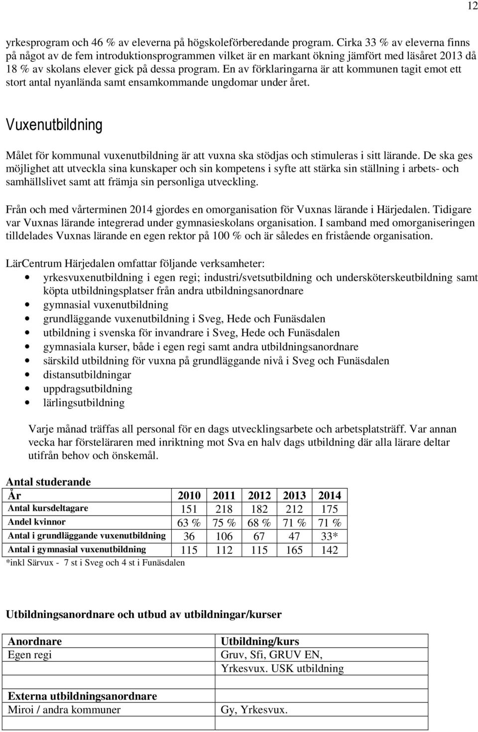 En av förklaringarna är att kommunen tagit emot ett stort antal nyanlända samt ensamkommande ungdomar under året.