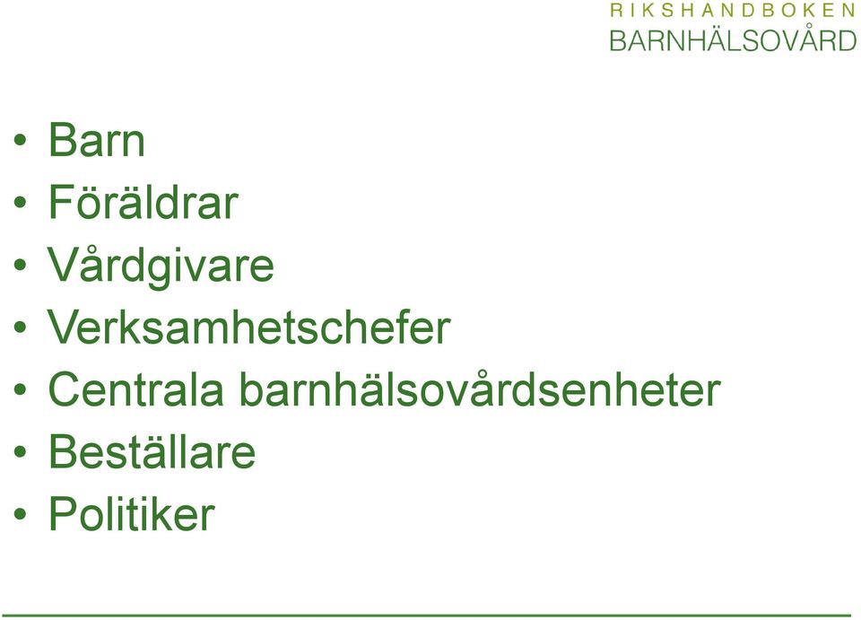 Verksamhetschefer