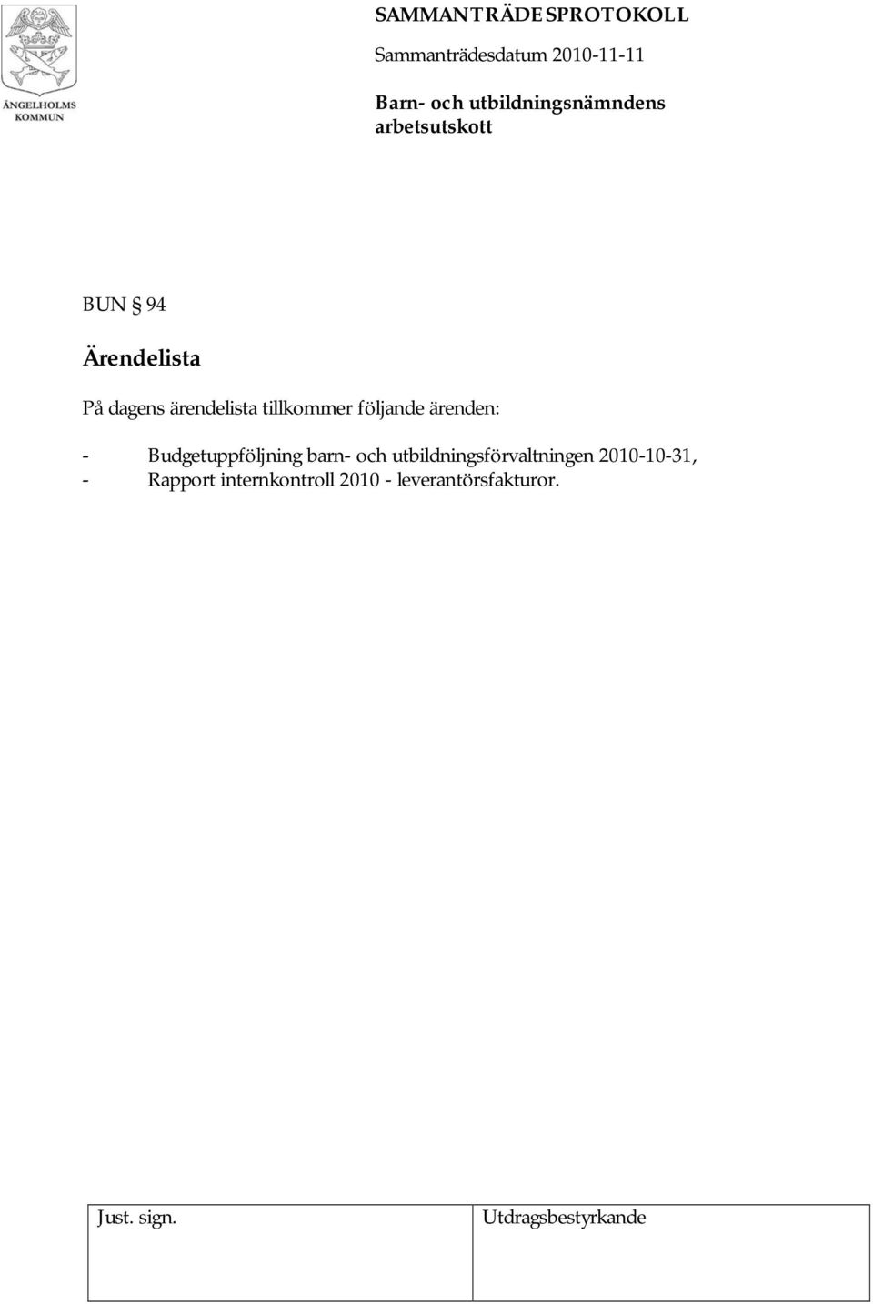 Budgetuppföljning barn- och