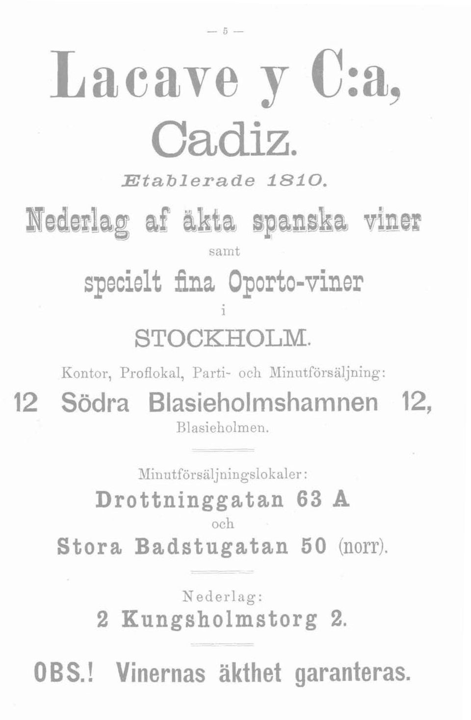 lmsbmnen 12, Rlasieholmen.
