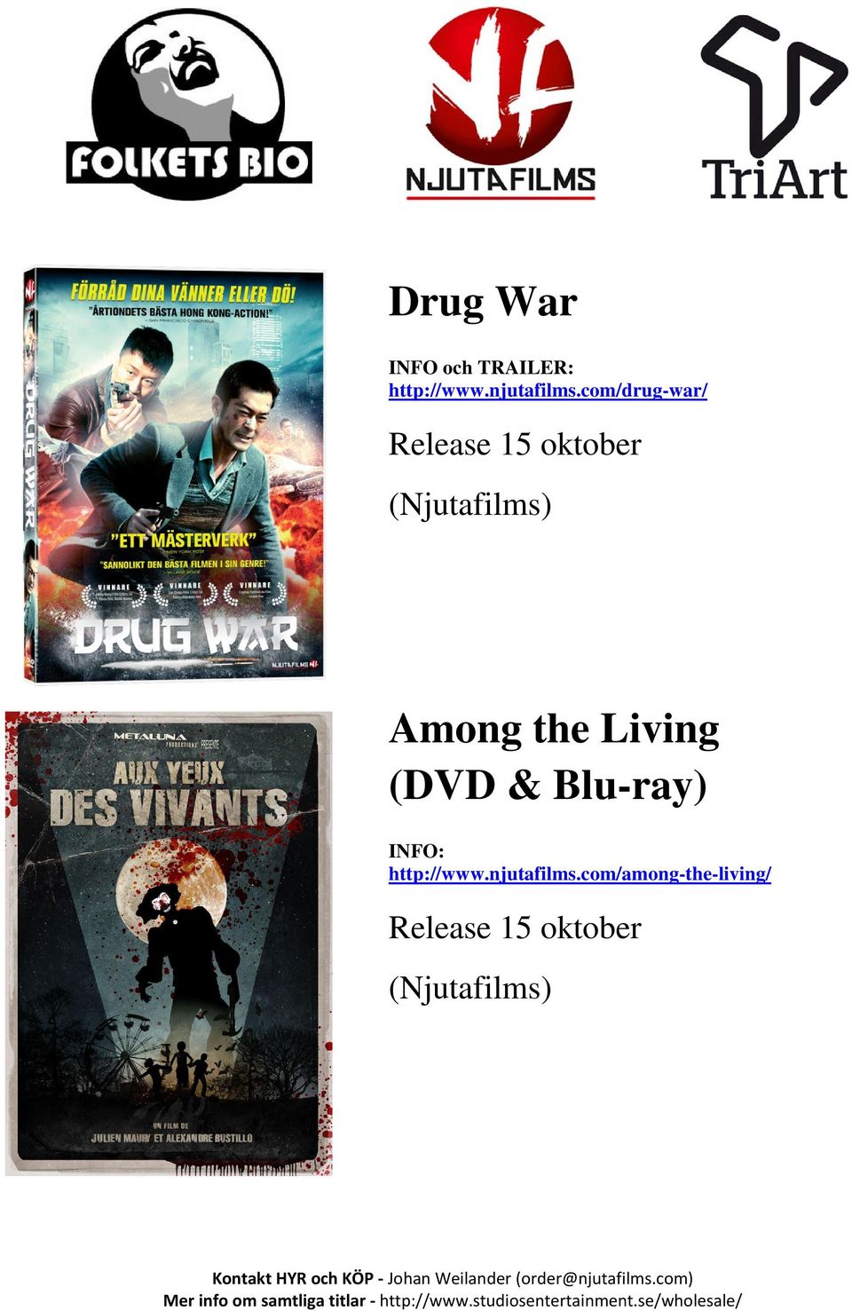 the Living (DVD & Blu-ray) http://www.