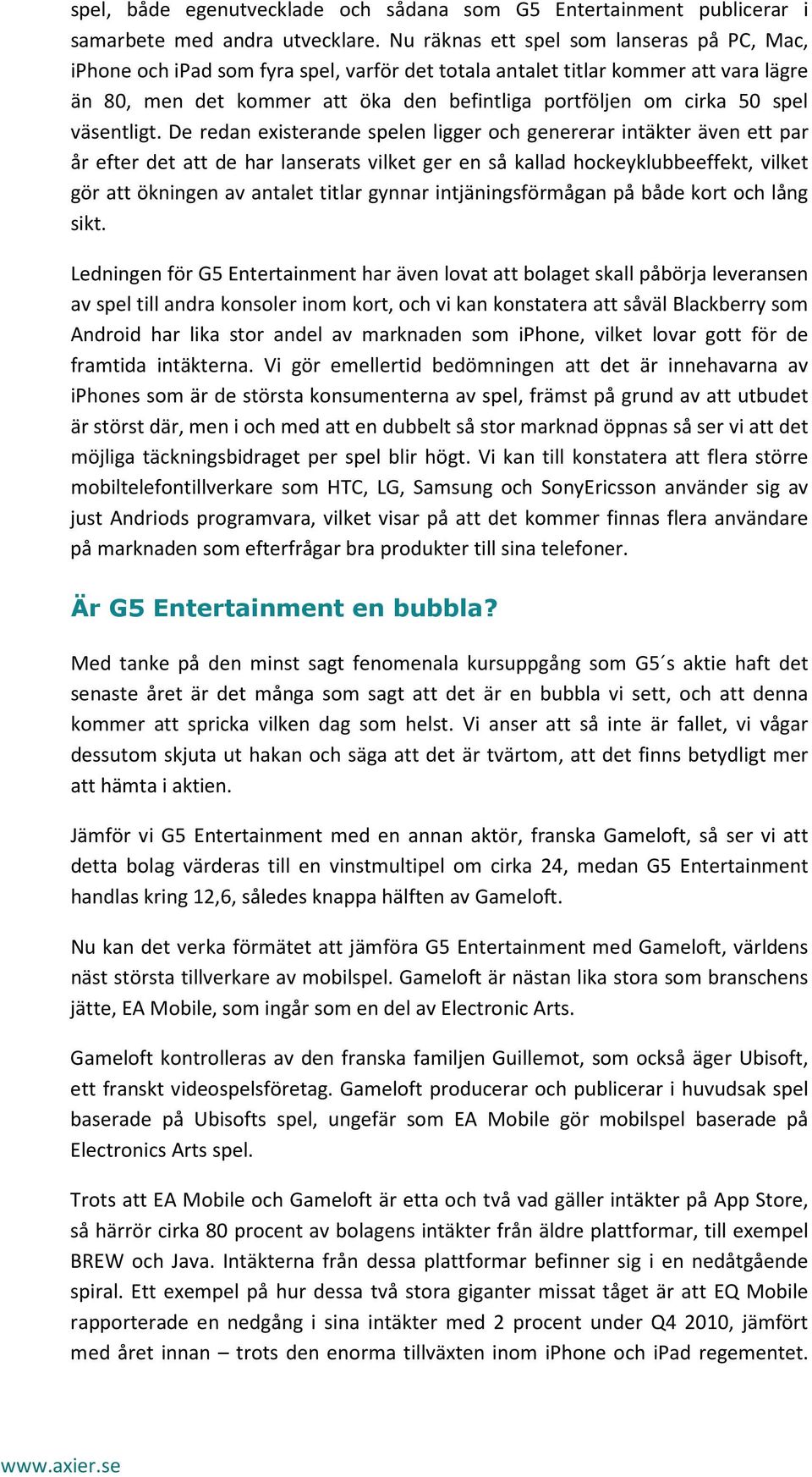 spel väsentligt.
