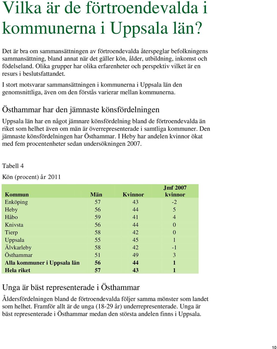 Olika grupper har olika erfarenheter och perspektiv vilket är en resurs i beslutsfattandet.
