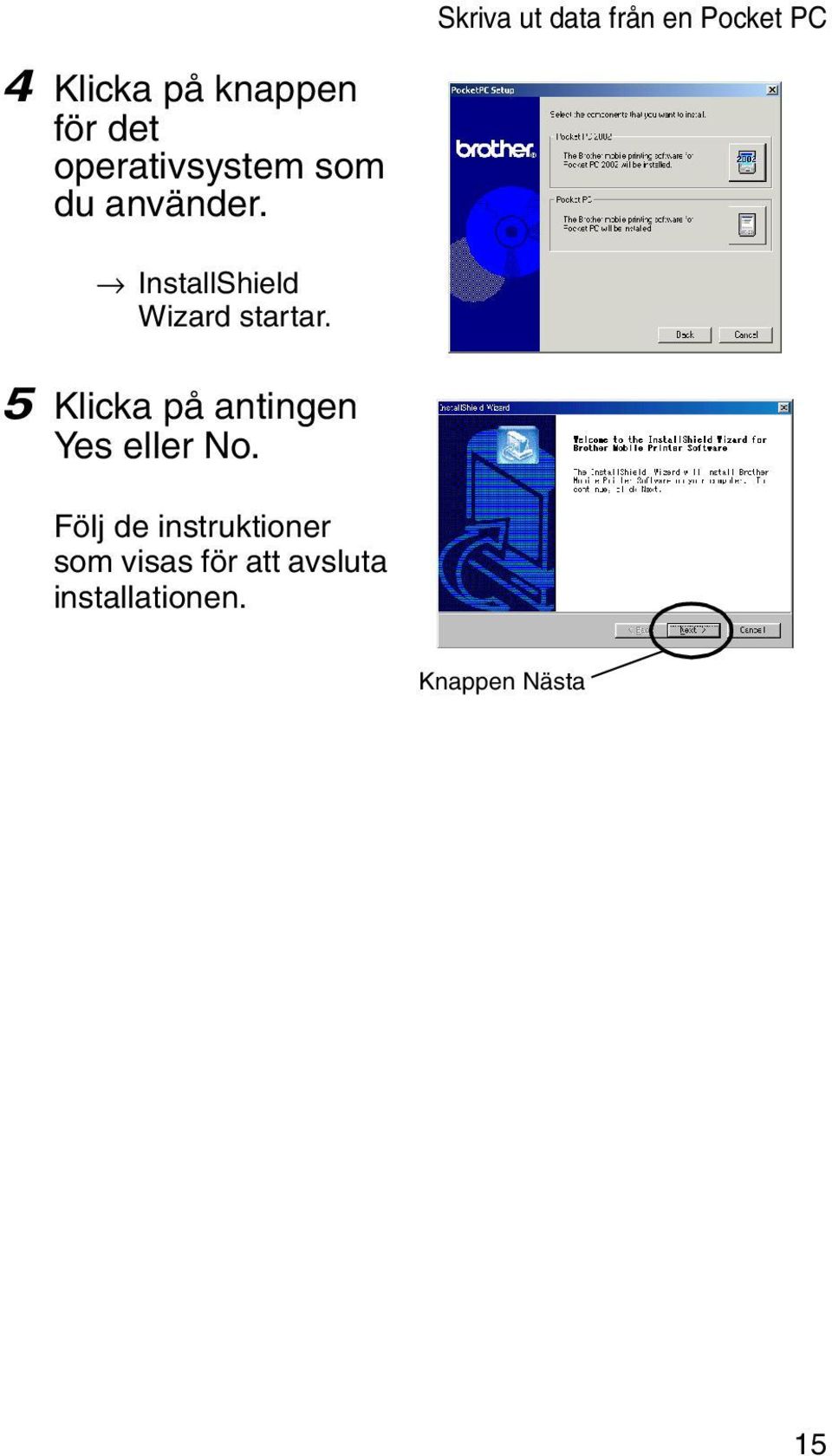 InstallShield Wizard startar.