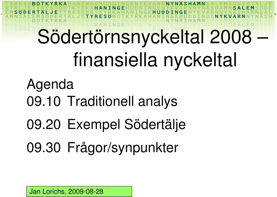 10 Traditionell analys 09.