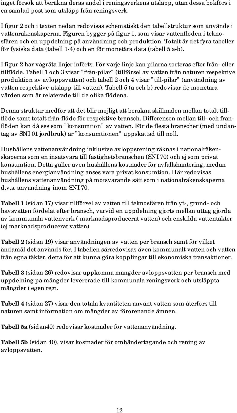 Figuren bygger på figur 1, som visar vattenflöden i teknosfären och en uppdelning på användning och produktion.