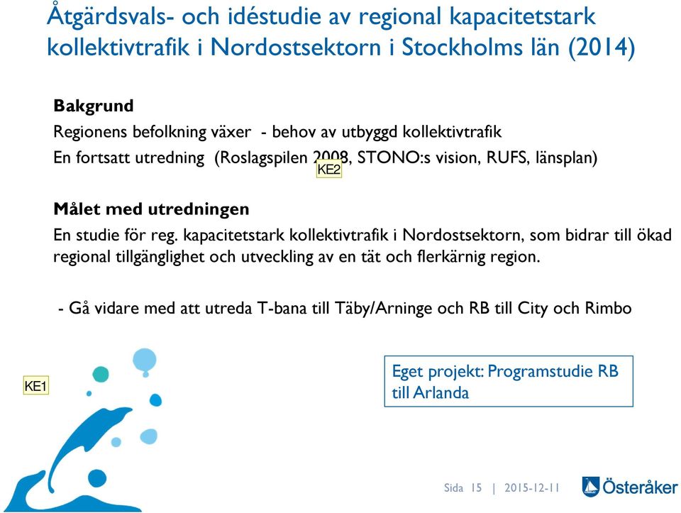 studie för reg.