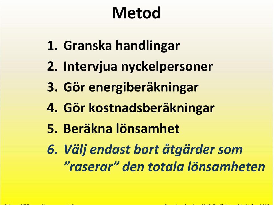 Gör energiberäkningar 4.