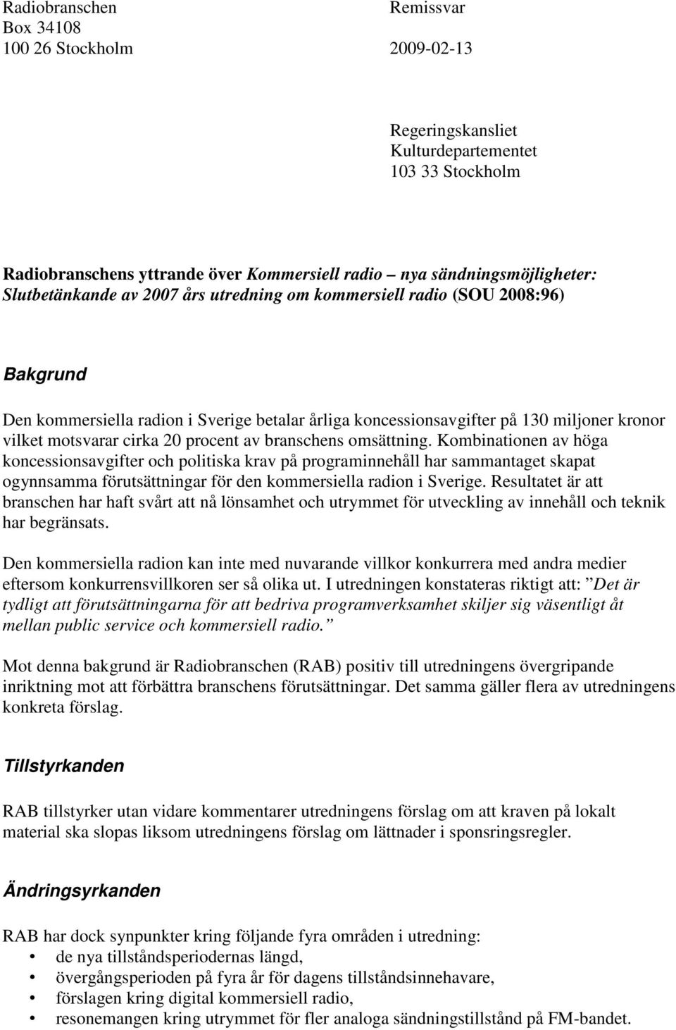 procent av branschens omsättning.