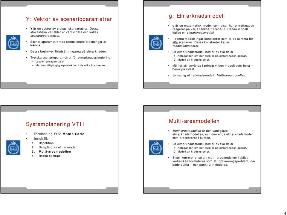 Typiska scearioparametrar för elmarkadssimuleri: Last/efterfråa på el Maximal tilläli elproduktio i de olika kraftverke : Elmarkadsmodell är e matematisk modell som visar hur elmarkade reaerar på