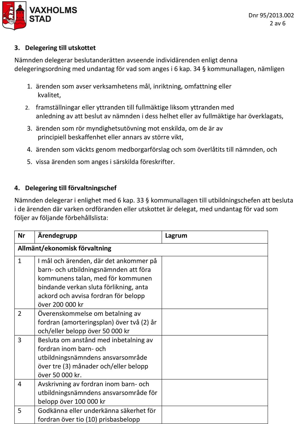 framställningar eller yttranden till fullmäktige liksom yttranden med anledning av att beslut av nämnden i dess helhet eller av fullmäktige har överklagats, 3.