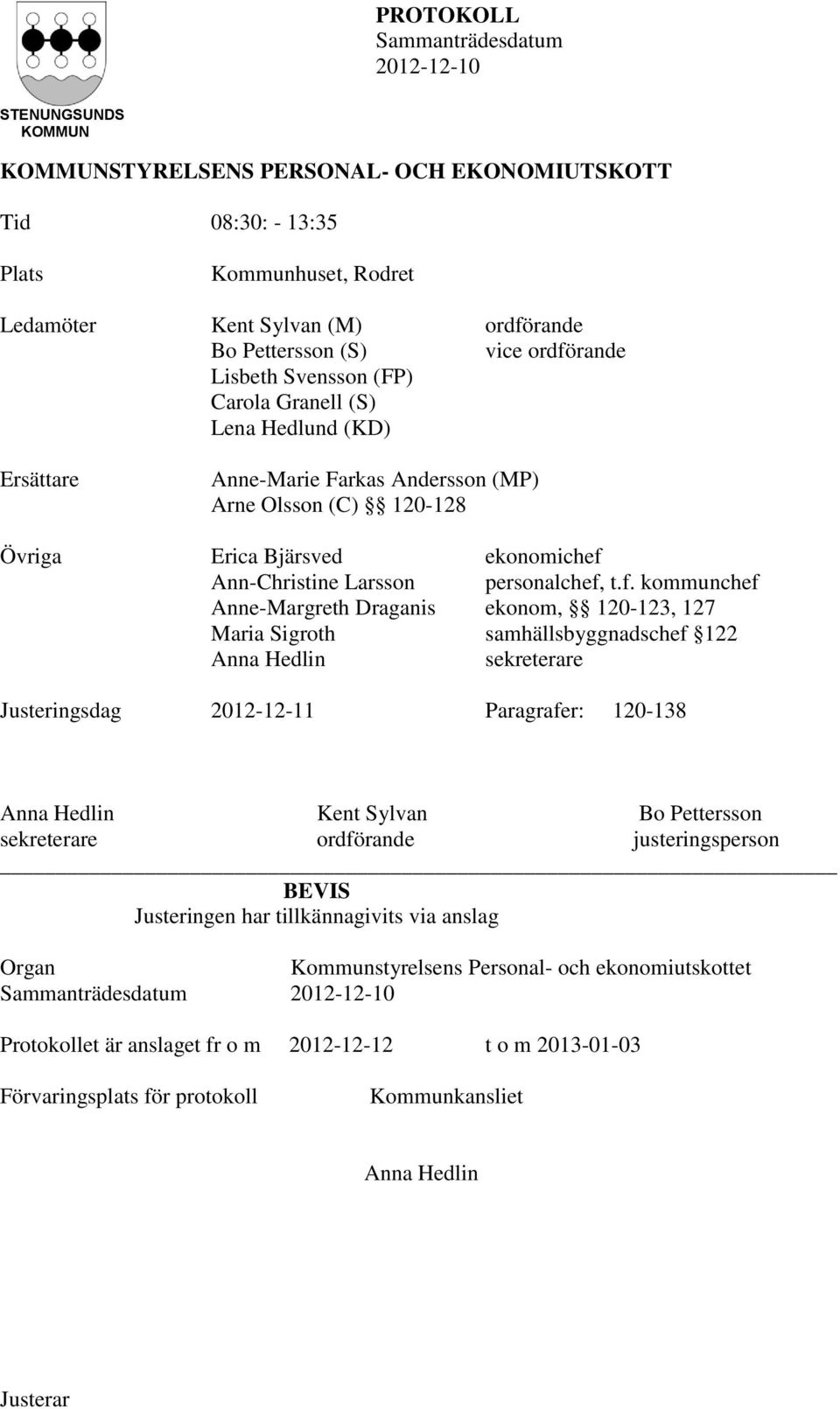 Ann-Christine Larsson personalchef,