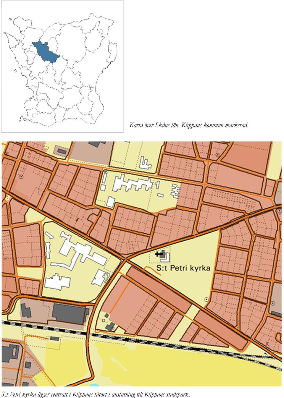 S:t Petri kyrka ligger centralt i