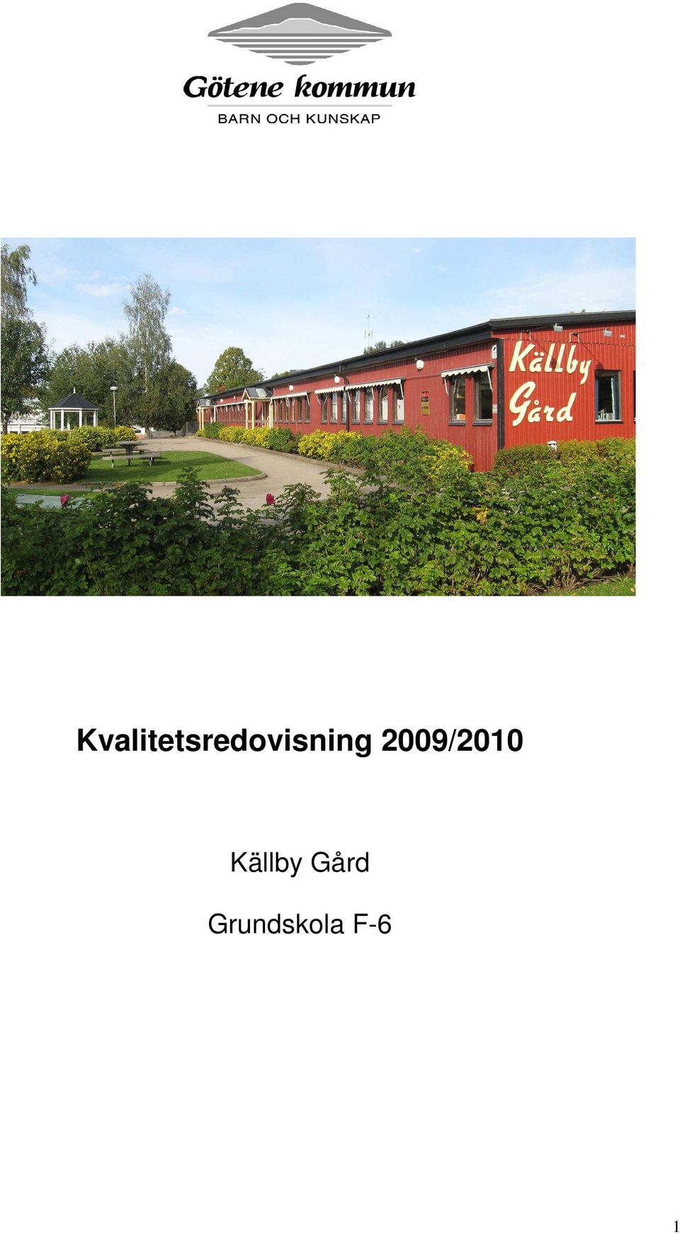 Kvalitetsredovisning
