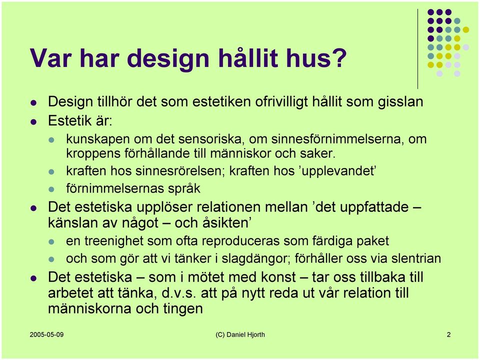 människor och saker.