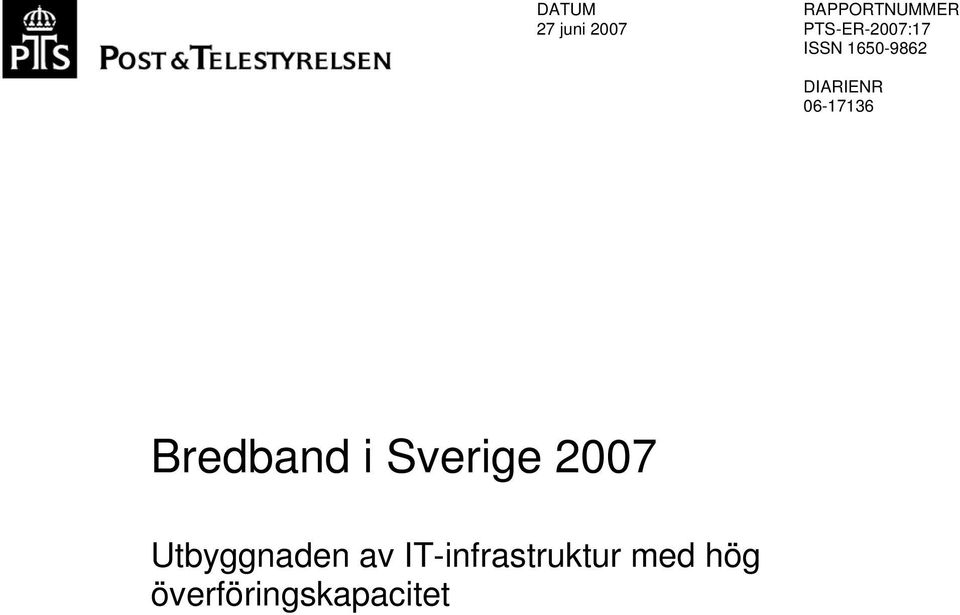 06-17136 Bredband i Sverige 2007