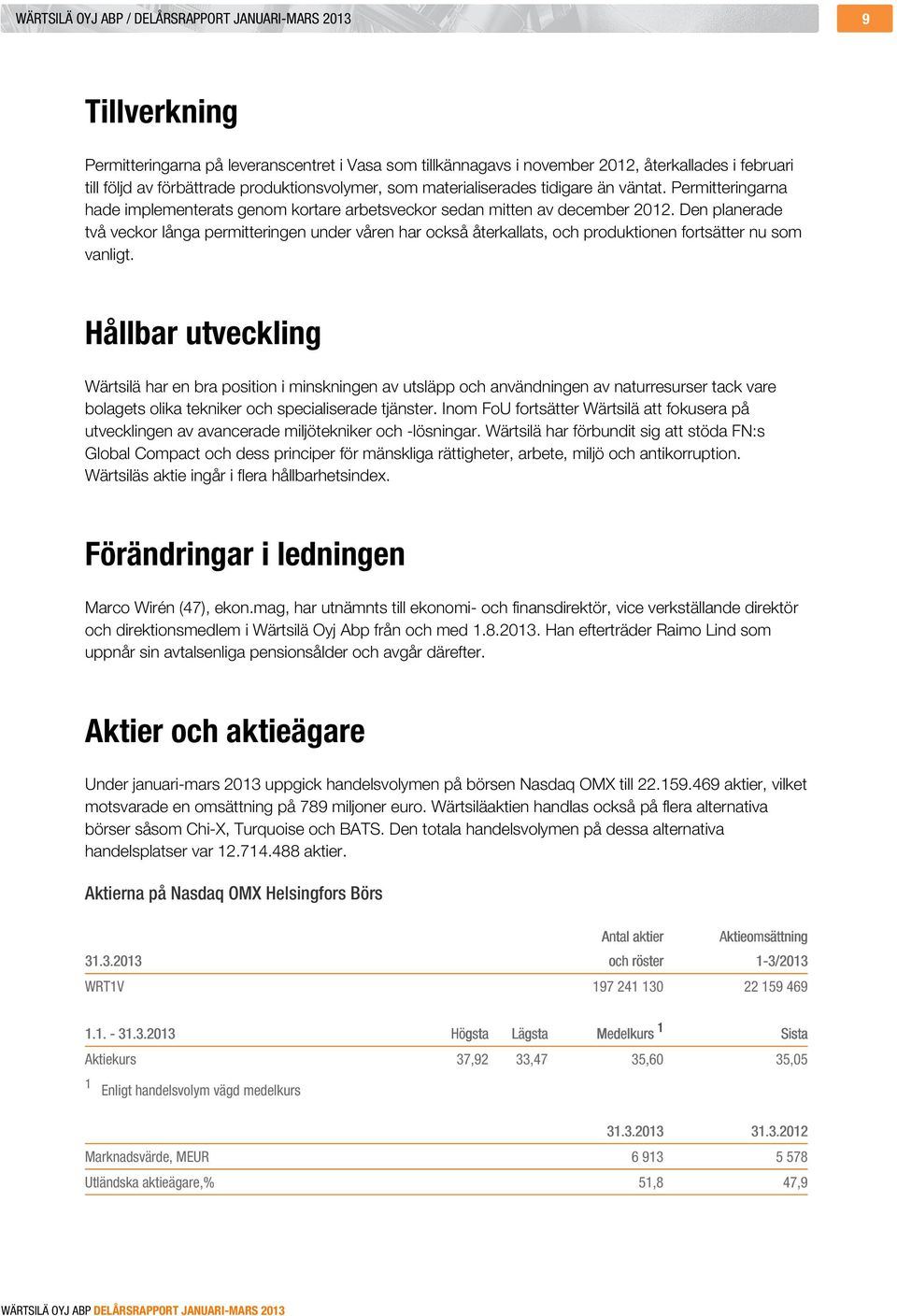 Den planerade två veckor långa permitteringen under våren har också återkallats, och produktionen fortsätter nu som vanligt.