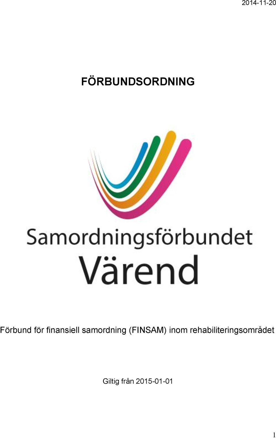 samordning (FINSAM) inom